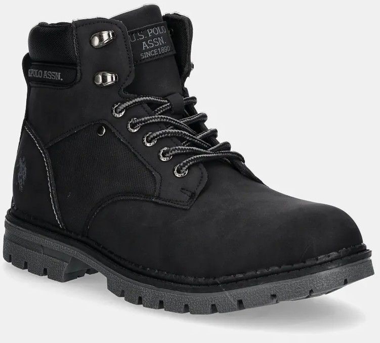 Topánky U.S. Polo Assn. OHIO pánske, čierna farba, OHIO002M/DU1