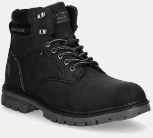 Topánky U.S. Polo Assn. OHIO pánske, čierna farba, OHIO002M/DU1