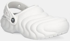 Šľapky Crocs Classic Lined Overpuff Clog dámske, biela farba, 210059