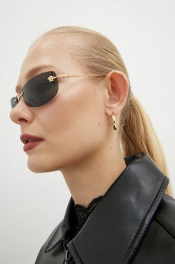 Slnečné okuliare Versace dámske, čierna farba, 0VE2279