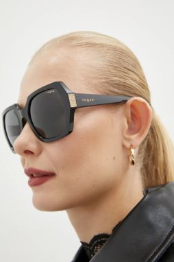 Slnečné okuliare VOGUE dámske, čierna farba, 0VO5612SB