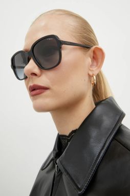 Slnečné okuliare VOGUE dámske, čierna farba, 0VO5601S