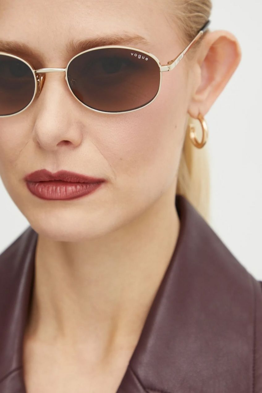 Slnečné okuliare VOGUE dámske, zlatá farba, 0VO4323S