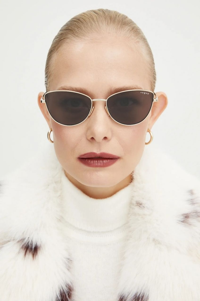 Slnečné okuliare VOGUE dámske, čierna farba, 0VO4324S