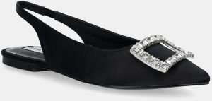 Baleríny Steve Madden Isabell čierna farba, s otvorenou pätou, SM11003374