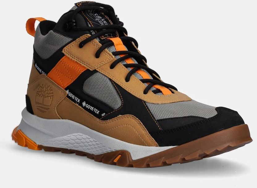 Kožené členkové topánky Timberland Lincoln Peak GTX pánske, hnedá farba, TB1A44RW2311