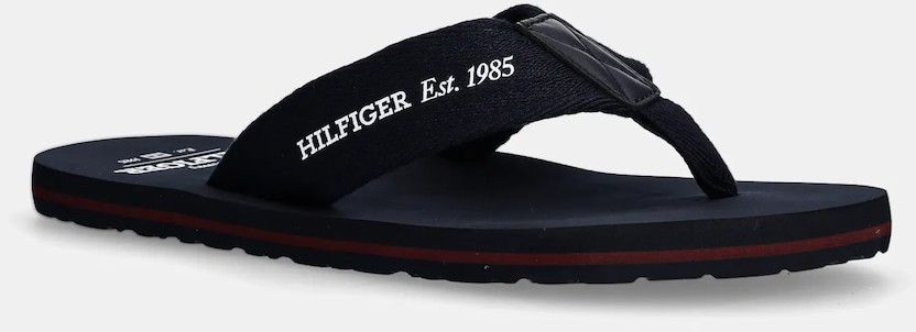 Šľapky Tommy Hilfiger HILFIGER 85 BEACH SANDAL pánske, tmavomodrá farba, FM0FM05339
