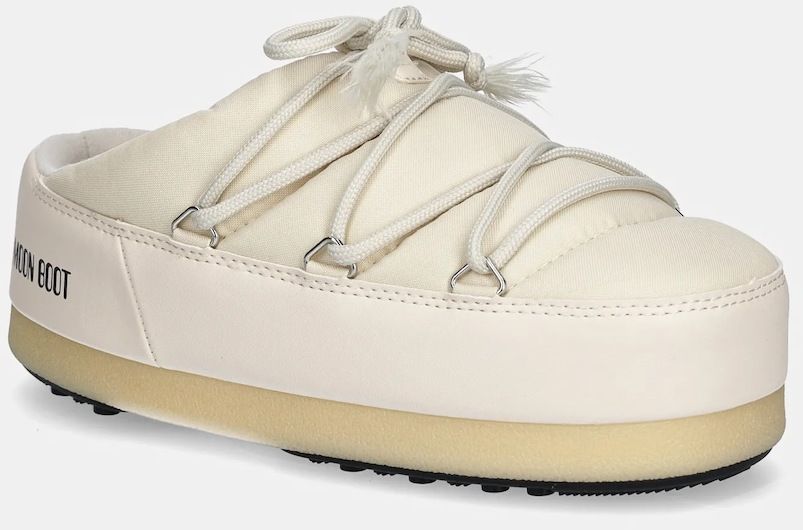 Papuče Moon Boot MB EVX MULE NYLON béžová farba, 80D1470030 L002