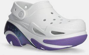 Šľapky Crocs Bubble Crush Reflector Clog dámske, biela farba, na platforme, 210743