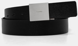 Kožený opasok Calvin Klein pánsky, čierna farba, K50K512660