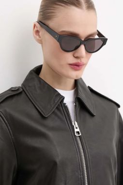 Slnečné okuliare Bottega Veneta dámske, čierna farba, BV1319S