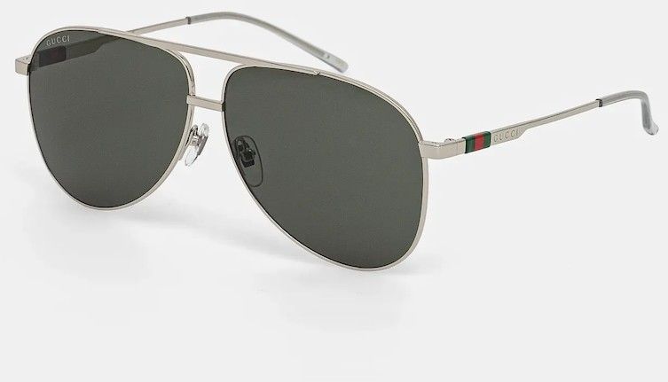 Slnečné okuliare Gucci pánske, strieborná farba, GG1677S