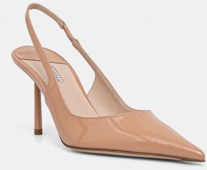 Kožené lodičky Le Silla Chanel Bella oranžová farba, 4233B080LBPPKAB152