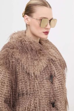 Slnečné okuliare Gucci dámske, zlatá farba, GG1713SA