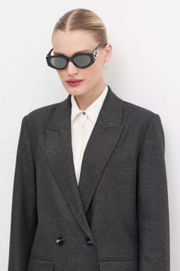 Slnečné okuliare Gucci dámske, čierna farba, GG1691S