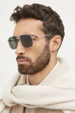 Slnečné okuliare Gucci pánske, strieborná farba, GG1676S