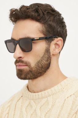 Slnečné okuliare Gucci pánske, čierna farba, GG0746S