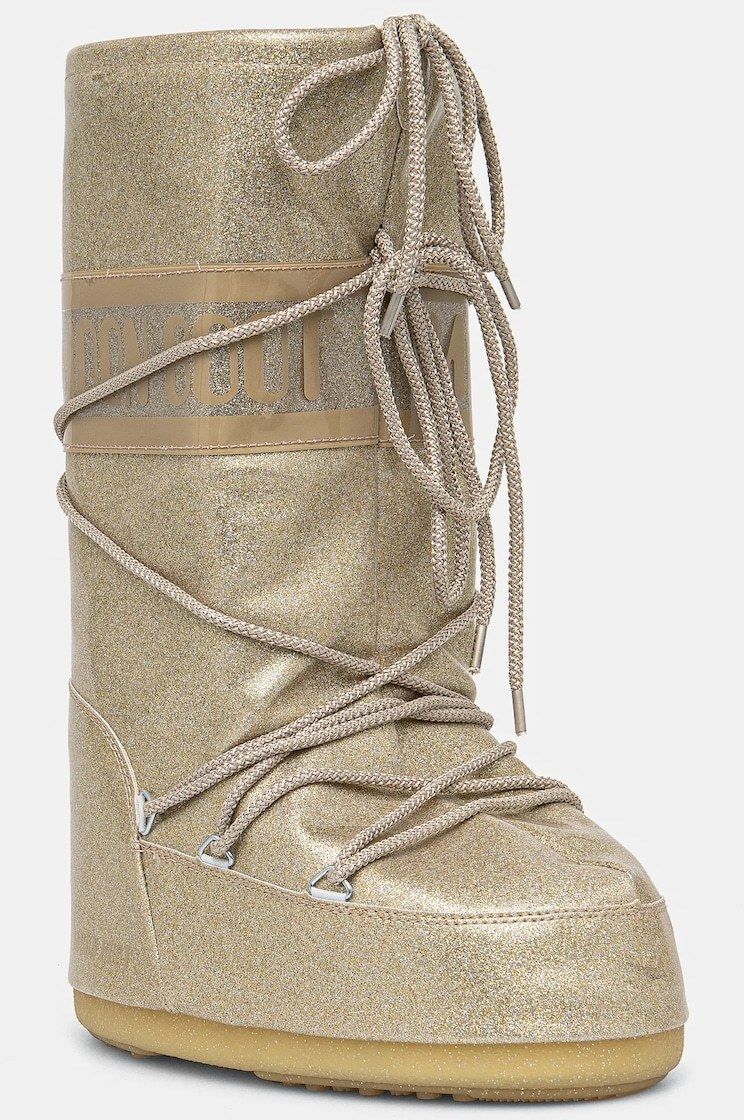 Snehule Moon Boot MB ICON GLITTER zlatá farba, 80D1402850 B002