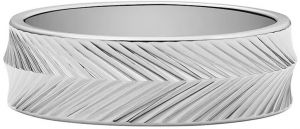 Prsteň Fossil Harlow Linear Texture JF04667040