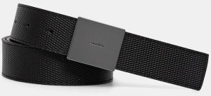 Kožený opasok Calvin Klein pánsky, čierna farba, K50K512658
