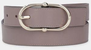 Kožený opasok Furla dámsky, šedá farba, WC00077 AX0733 MA200