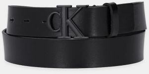 Kožený opasok Calvin Klein Jeans dámsky, čierna farba, K60K613125