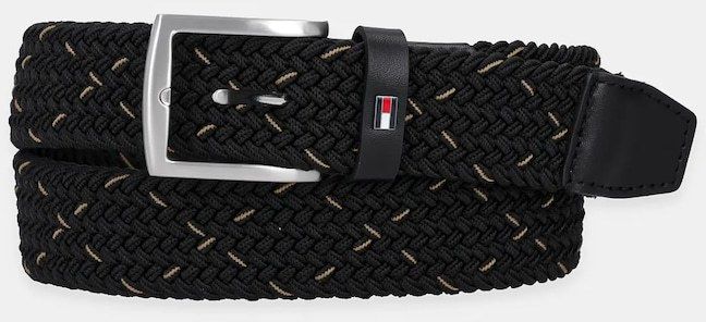 Opasok Tommy Hilfiger pánsky, čierna farba, AM0AM13013