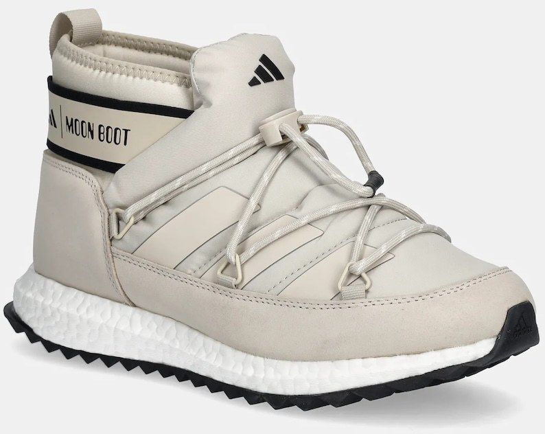Snehule adidas x Moon Boot béžová farba, IH2490