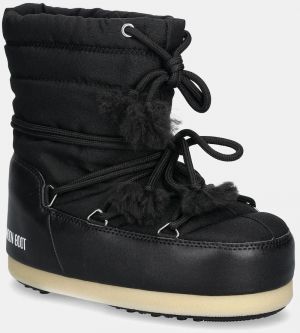 Snehule Moon Boot MB EVX LIGHT NYLON čierna farba, 80D1470010 N001