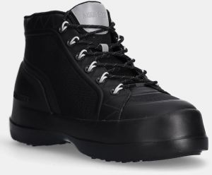 Topánky Moon Boot MB LUNA TREK MID NYLON pánske, čierna farba, 80D2480080 N001