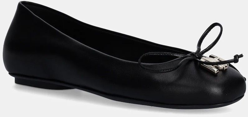 Kožené balerínky Furla Ballet Ballerina čierna farba, YJ00BAL X30000 O6000