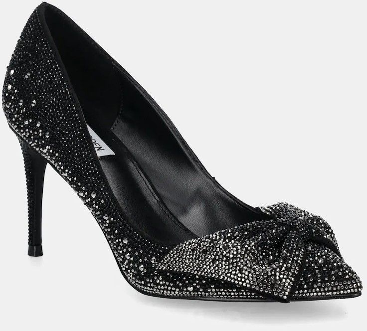 Lodičky Steve Madden Luscious čierna farba, SM11002838