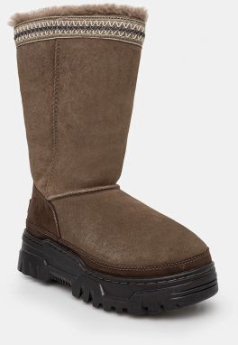 Snehule UGG Classic Tall Trailgazer hnedá farba, 1158323-HCK