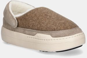 Papuče Moon Boot MB PARK CLOG FELT béžová farba, 80D2470090 L017