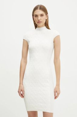 Šaty Marciano Guess HERMIONE béžová farba, mini, priliehavé, 4BGK0A 5661Z