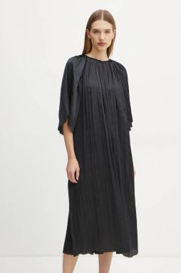Šaty Day Birger et Mikkelsen Sophia čierna farba, midi, oversize, DAY65243549