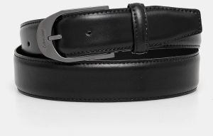 Obojstranný kožený opasok Calvin Klein pánsky, čierna farba, K50K512668