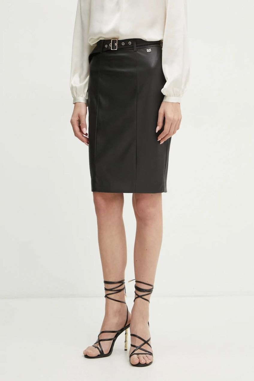 Sukňa Marciano Guess CLIO čierna farba, mini, puzdrová, 5RGD04 7114A