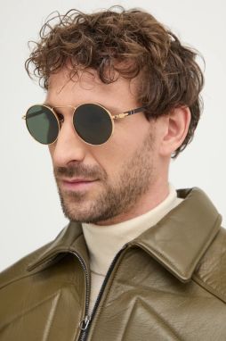 Slnečné okuliare Persol pánske, zlatá farba, 0PO1019S