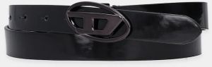 Opasok Diesel OVAL D LOGO B-1DR 20 belt dámsky, čierna farba, X09727.P1660