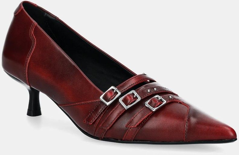 Kožené lodičky Vagabond Shoemakers LYKKE bordová farba, 5714-118-47