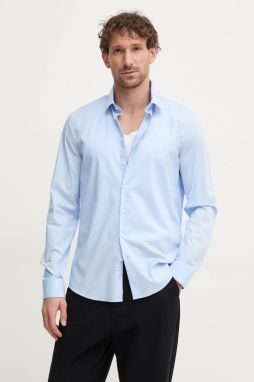 Košeľa Calvin Klein pánska, slim, s klasickým golierom, K10K113846