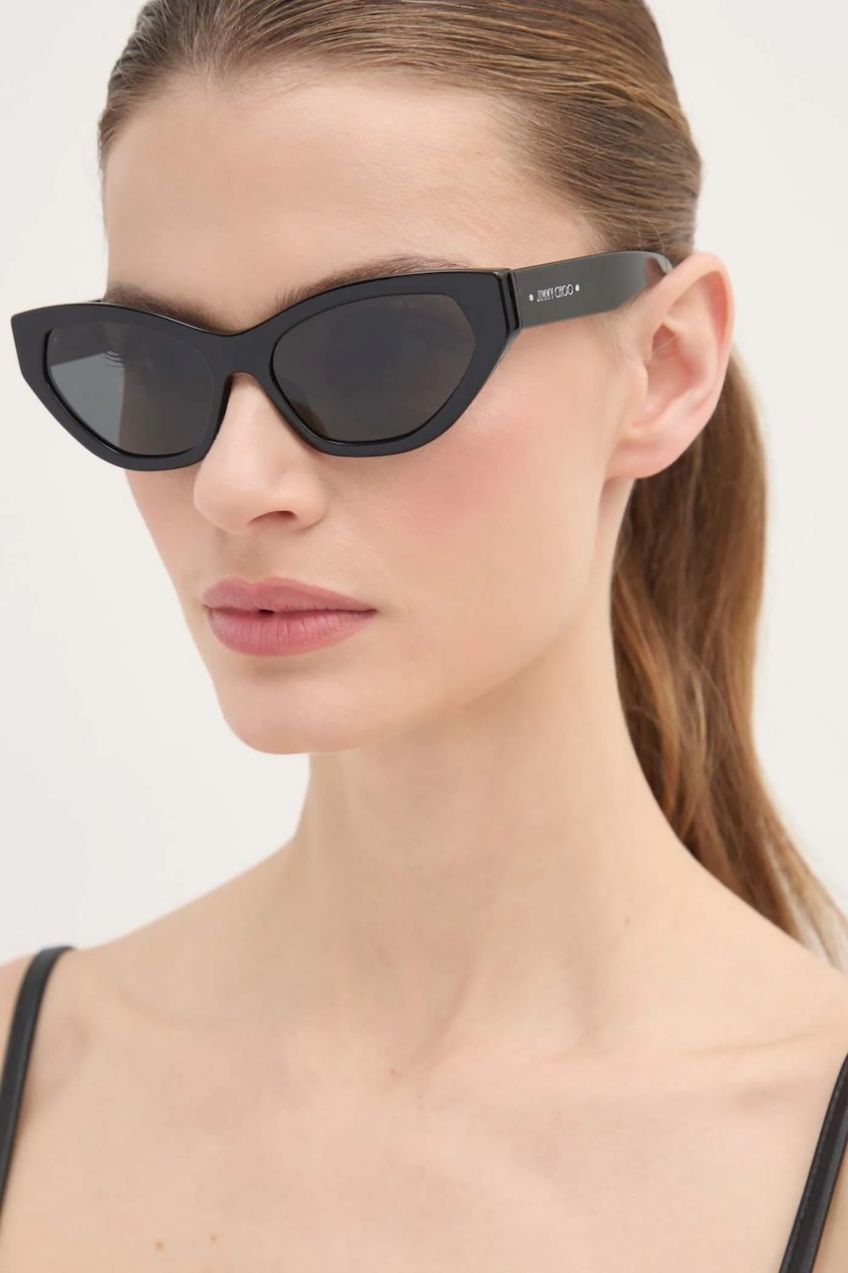 Slnečné okuliare Jimmy Choo dámske, čierna farba, 0JC5022B