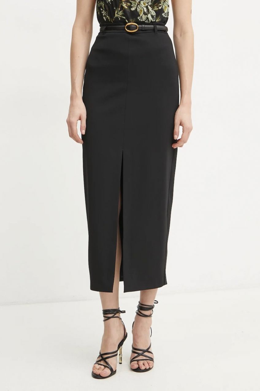 Sukňa Marciano Guess čierna farba, maxi, puzdrová, 5RGD09 8502Z