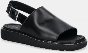 Sandále Calvin Klein Jeans SQ MOLDED SANDAL SLING MG LTH dámske, čierna farba, YW0YW01711