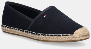 Espadrilky Tommy Hilfiger FLAG CANVAS ESPADRILLE tmavomodrá farba, FW0FW08541