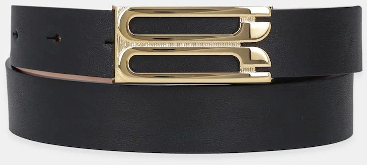 Kožený opasok Victoria Beckham dámsky, čierna farba, 1125ABL006369A