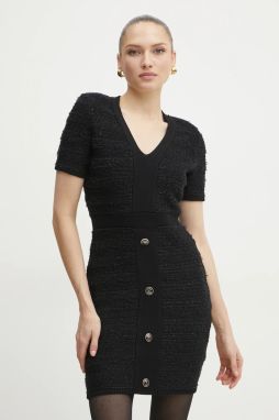 Šaty Marciano Guess AMELIA čierna farba, mini, priliehavé, 5RGK04 5852Z