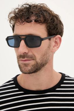 Slnečné okuliare Emporio Armani pánske, čierna farba, 0EA4240U