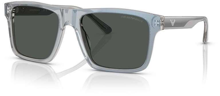 Slnečné okuliare Emporio Armani pánske, šedá farba, 0EA4232
